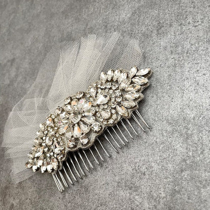 【ヘッドドレス】オリジナル商品 / tulleブライダルヘッドドレス 【結婚式 ヘアアクセサリー】