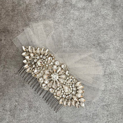 【ヘッドドレス】オリジナル商品 / tulleブライダルヘッドドレス 【結婚式 ヘアアクセサリー】