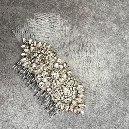 【ヘッドドレス】オリジナル商品 / tulleブライダルヘッドドレス 【結婚式 ヘアアクセサリー】