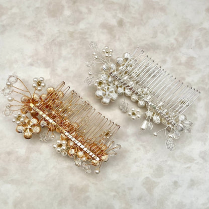 【ヘッドドレス】pluton ウェディングパールヘッドコーム 【結婚式 ヘアアクセサリー】