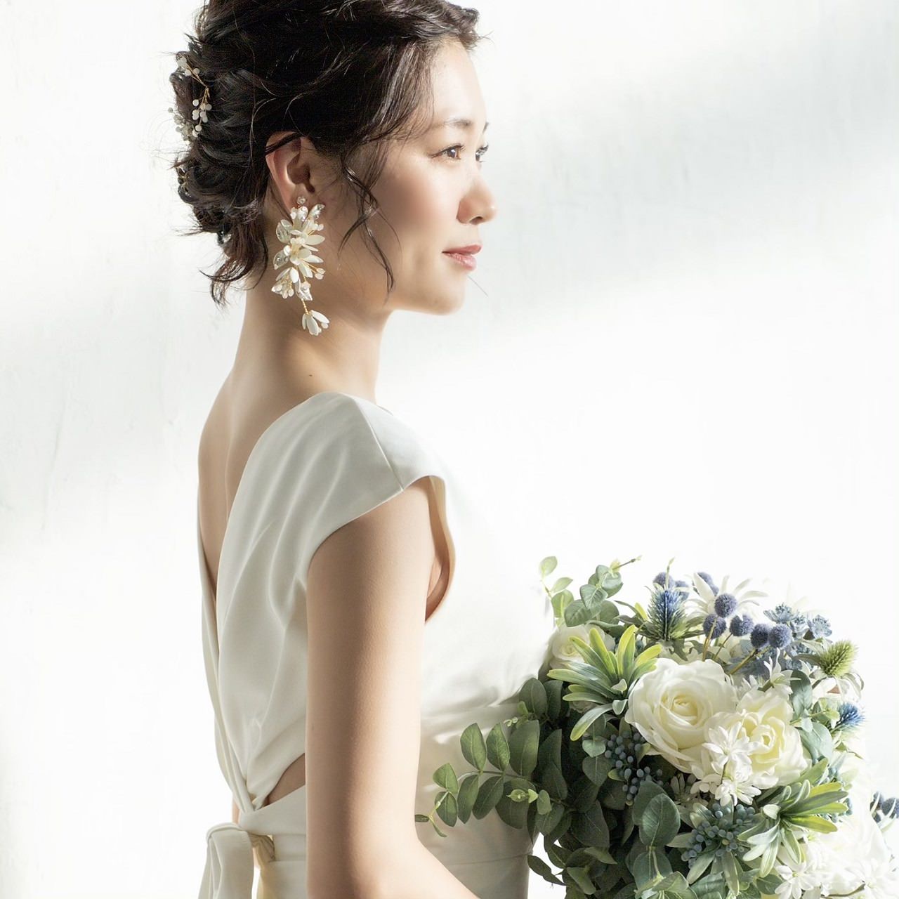 【ピアス】ブライダルピアス アンティークピアス 小枝ピアス ゴールド m18 【結婚式 ピアス イヤリング】