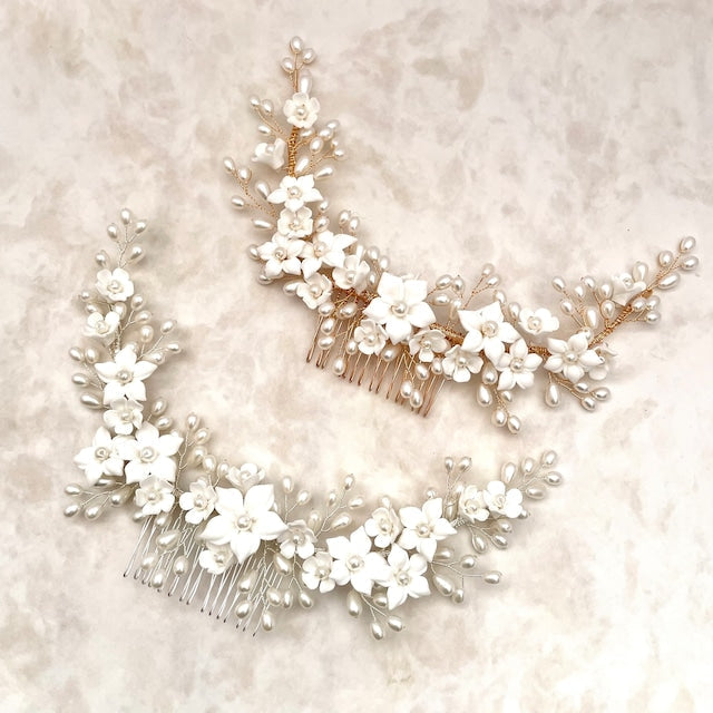 【ヘッドドレス】Mimi ブライダル小枝ヘッドアクセサリー 【結婚式 ヘアアクセサリー】