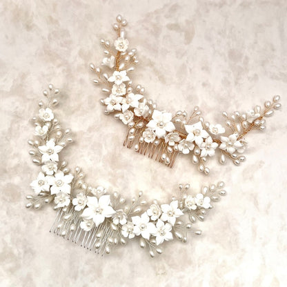 【ヘッドドレス】Mimi ブライダル小枝ヘッドアクセサリー 【結婚式 ヘアアクセサリー】