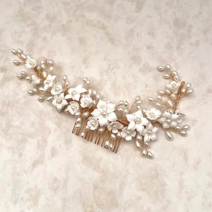 【ヘッドドレス】Mimi ブライダル小枝ヘッドアクセサリー 【結婚式 ヘアアクセサリー】