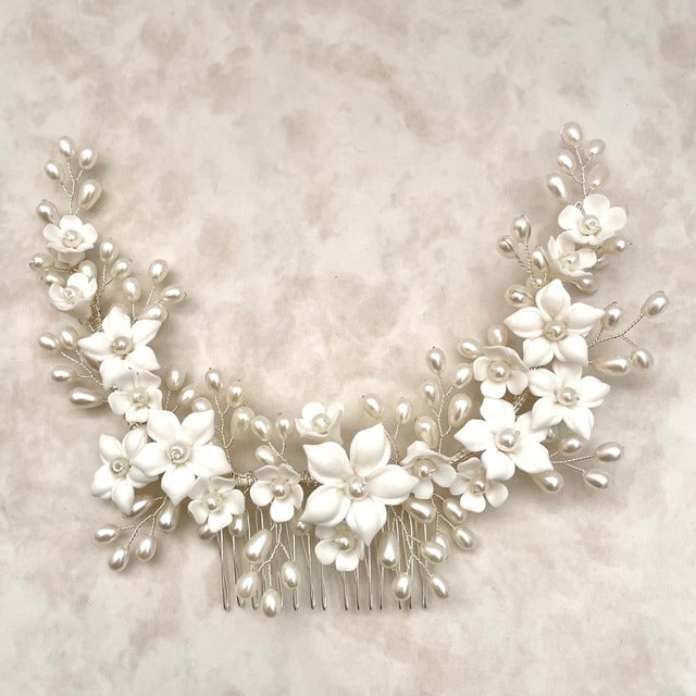 【ヘッドドレス】Mimi ブライダル小枝ヘッドアクセサリー 【結婚式 ヘアアクセサリー】