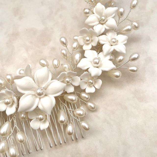 【ヘッドドレス】Mimi ブライダル小枝ヘッドアクセサリー 【結婚式 ヘアアクセサリー】