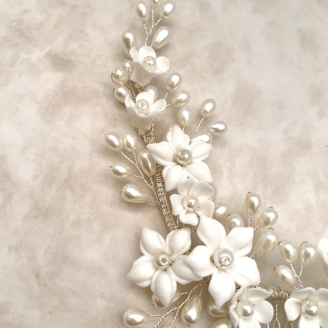 【ヘッドドレス】Mimi ブライダル小枝ヘッドアクセサリー 【結婚式 ヘアアクセサリー】