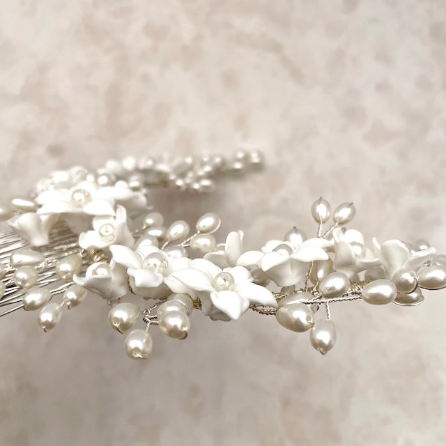 【ヘッドドレス】Mimi ブライダル小枝ヘッドアクセサリー 【結婚式 ヘアアクセサリー】