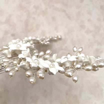 【ヘッドドレス】Mimi ブライダル小枝ヘッドアクセサリー 【結婚式 ヘアアクセサリー】