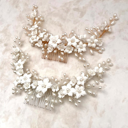 【ヘッドドレス】Mimi ブライダル小枝ヘッドアクセサリー 【結婚式 ヘアアクセサリー】