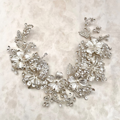 【ヘッドドレス】caline ブライダルビジューヘッドアクセサリー 【結婚式　ヘアアクセサリー】