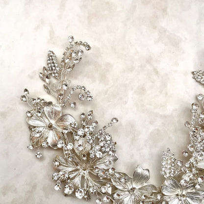 【ヘッドドレス】caline ブライダルビジューヘッドアクセサリー 【結婚式 ヘアアクセサリー】