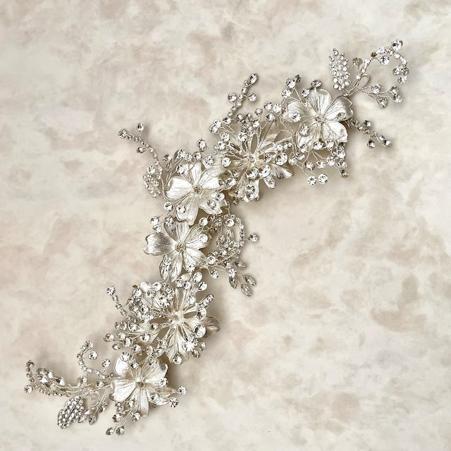 【ヘッドドレス】caline ブライダルビジューヘッドアクセサリー 【結婚式 ヘアアクセサリー】