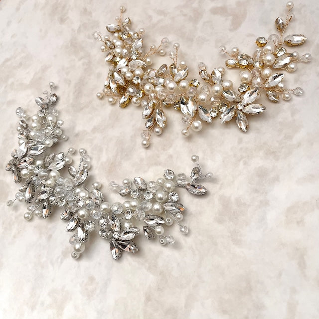 chaton ブライダル小枝ヘッドアクセサリー 【結婚式 ヘアアクセサリー】