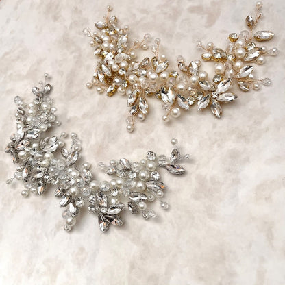 chaton ブライダル小枝ヘッドアクセサリー 【結婚式 ヘアアクセサリー】