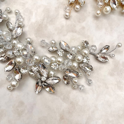 chaton ブライダル小枝ヘッドアクセサリー 【結婚式 ヘアアクセサリー】