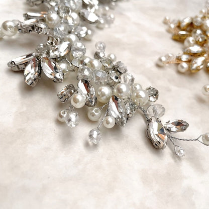 chaton ブライダル小枝ヘッドアクセサリー 【結婚式 ヘアアクセサリー】