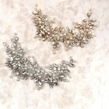 chaton ブライダル小枝ヘッドアクセサリー 【結婚式 ヘアアクセサリー】