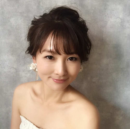 【ピアス・イヤリング】Lien ビジューウエディングイヤリング/ブライダルアクセサリー 【結婚式 ピアス イヤリング】