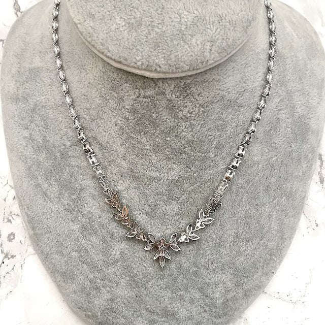 【ネックレス】louna ジルコニアブライダルネックレス 【結婚式 ネックレス】