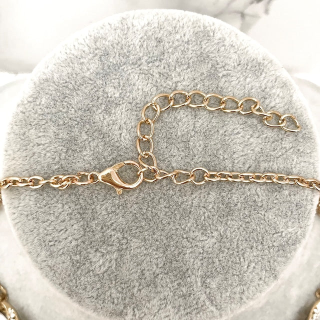 vif gold ビジューブライダルネックレス&ピアスset 【結婚式 アクセサリーセット】