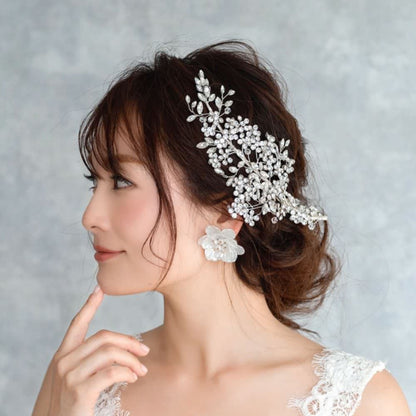 【ヘッドドレス】bridal flower ブライダルヘッドドレス 【結婚式　ヘアアクセサリー】