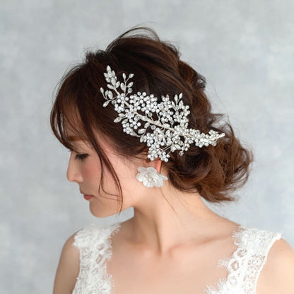【ヘッドドレス】bridal flower ブライダルヘッドドレス 【結婚式 ヘアアクセサリー】