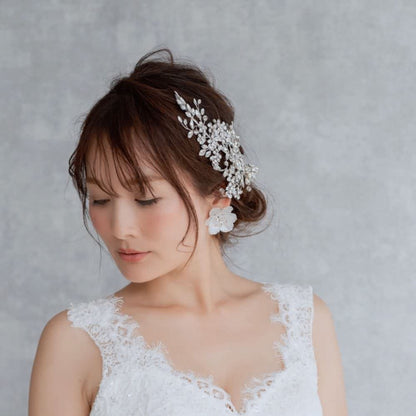 【ヘッドドレス】bridal flower ブライダルヘッドドレス 【結婚式 ヘアアクセサリー】