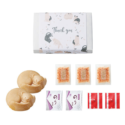 福ねこFーもなか 【結婚式 ギフト 縁起物 かつお節】