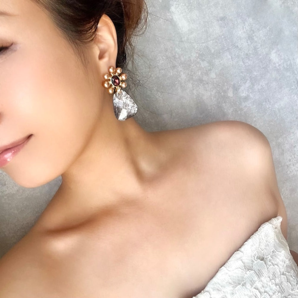 【ピアス・イヤリング】galet カジュアルピアス 【結婚式　ピアス　イヤリング】