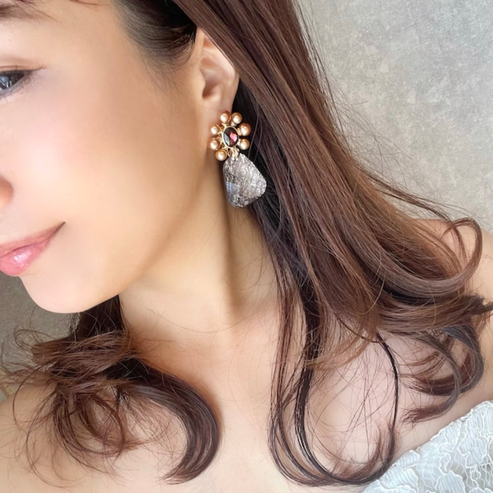 【ピアス・イヤリング】galet カジュアルピアス 【結婚式 ピアス イヤリング】