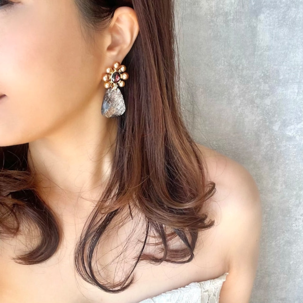 【ピアス・イヤリング】galet カジュアルピアス 【結婚式 ピアス イヤリング】
