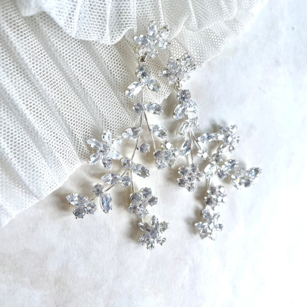 【ピアス・イヤリング】astre ジルコニアブライダルピアス 【結婚式 ピアス イヤリング】