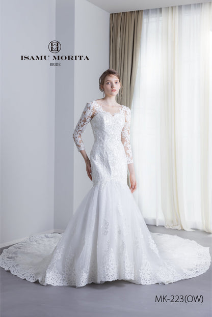 エレン MK-223(OW)【ウェディングドレスレンタル】