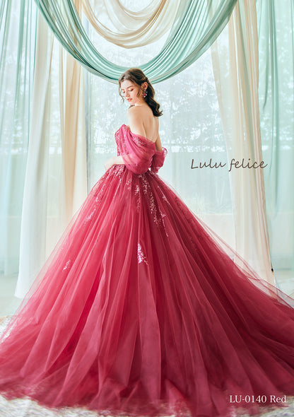 アリーシャ LU-0140-Red【カラードレス】