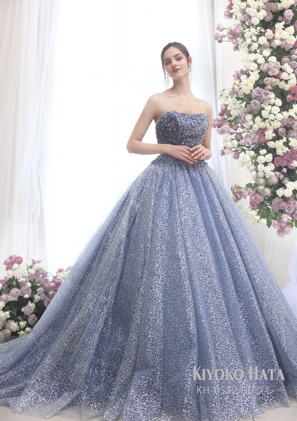 レオニー KH-0532-BlueGray【カラードレス】