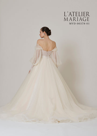 リッチ MVD-00378-01【ウェディングドレスレンタル】