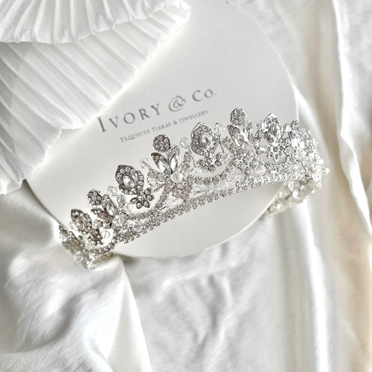 【レンタル3泊4日】アイボリーアンドコー アレクサンドラ ティアラ(Ivory&Co./Alexandra tiara)【結婚式 ヘアアクセサリー レンタル】