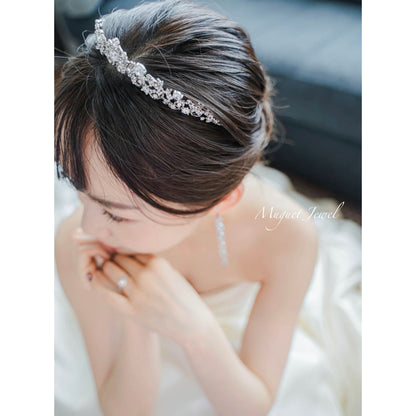 【レンタル3泊4日】アイボリーアンドコー クレメンタイン ティアラ(Ivory&Co./Clementine tiara)【結婚式　ヘアアクセサリー　レンタル】