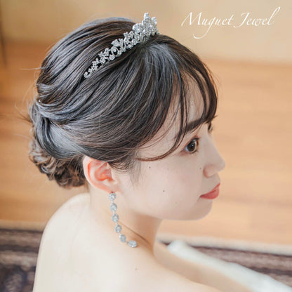 【レンタル3泊4日】アイボリーアンドコー クレメンタイン ティアラ(Ivory&Co./Clementine tiara)【結婚式　ヘアアクセサリー　レンタル】