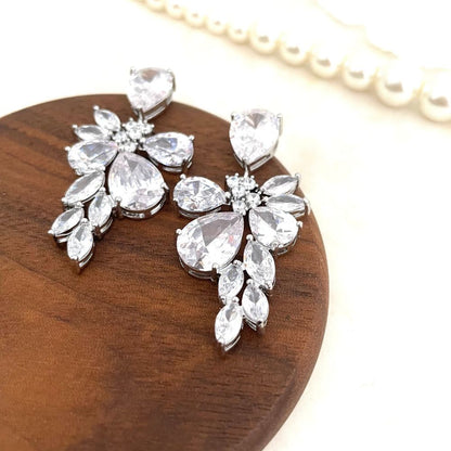 【ピアス】rira ブラダイルジルコニアピアス【結婚式 ピアス イヤリング】