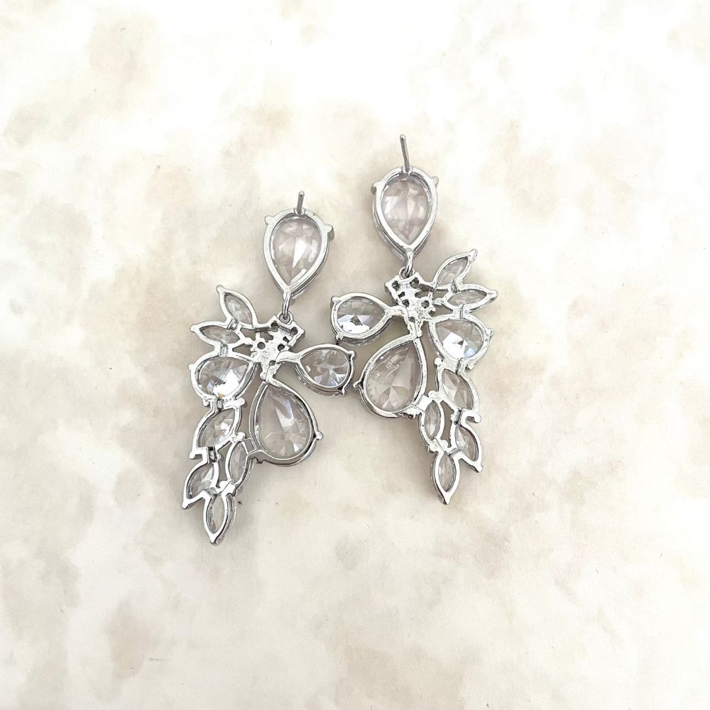 【ピアス】rira ブラダイルジルコニアピアス【結婚式 ピアス イヤリング】