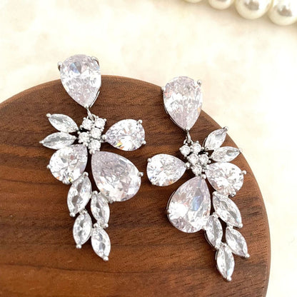 【ピアス】rira ブラダイルジルコニアピアス【結婚式 ピアス イヤリング】