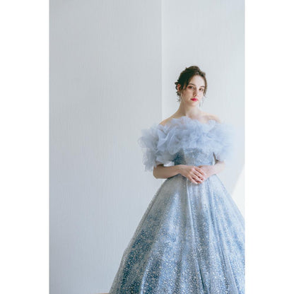 KH-0574(BU)【結婚式 カラードレス レンタル】