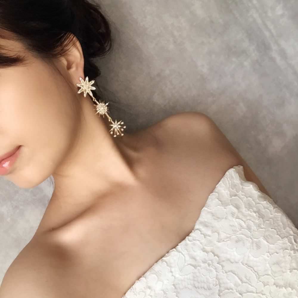 【ピアス・イヤリング】etoile ブライダルピアス 【結婚式 ピアス イヤリング】