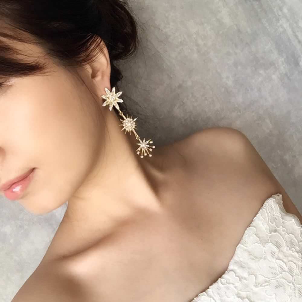 【ピアス・イヤリング】etoile ブライダルピアス 【結婚式 ピアス イヤリング】