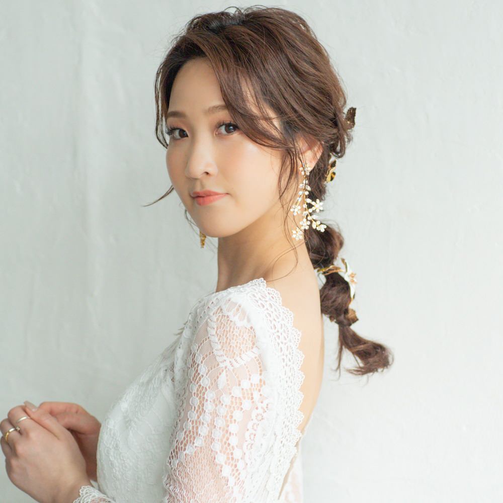 【イヤリング】ジルコニア ビジュー ウェディング ブライダルイヤリング ゴールド r12 【結婚式 ピアス イヤリング】