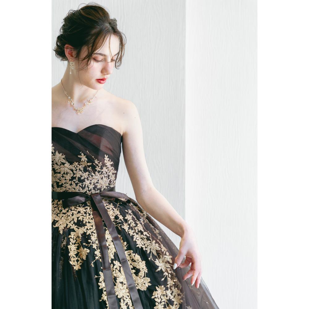 IC-150(BR)【結婚式 カラードレス レンタル】