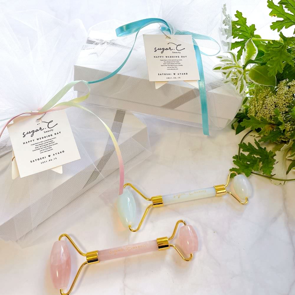 天然石美容ローラー 【結婚式 ギフト 美容グッズ】