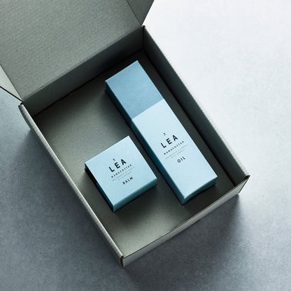 LEA ヘアバーム&ヘアオイルギフトボックスセット【結婚式 引き出物 美容グッズ ヘアケア】